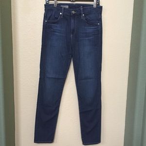 AG High-Rise Stevie Ankle 28R Denim Jeans